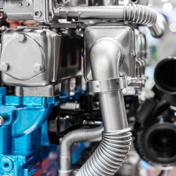 КОМПЛЕКТ ВЫХЛОПНОЙ ТРУБЫ ДЛЯ ДИЗЕЛЬНОГО ОТОПЛЕНИЯ 2М 25ММ + 2*ХОМУТА