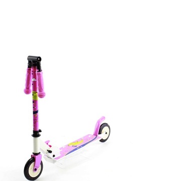 Алюминиевый самокат детский, складной, колеса РЕЗИНОВЫЕ 125