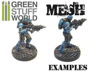 Green Stuff Rolling Pin wałek do tekstur Mesh