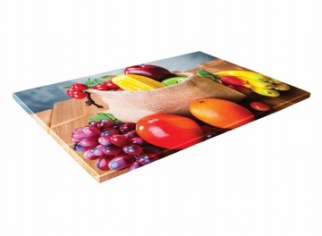 SZKLANA DESKA KUCHENNA 40x30 185b Owoce
