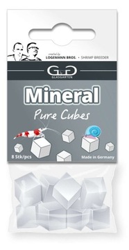 GLASGARTEN MINERAL PURE CUBES MINERAŁY pokarm dla krewetek 8szt 4045