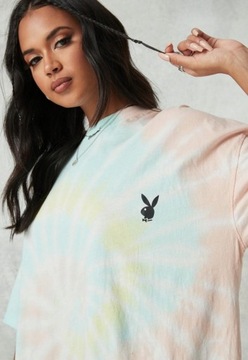 c4144 MISSGUIDED X PLAYBOY T-SHIRTOWA SUKIENKA S