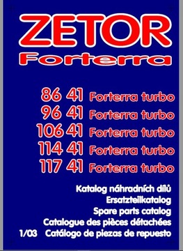 Katalog części ZETOR 8641 9641 10641 11441 11741