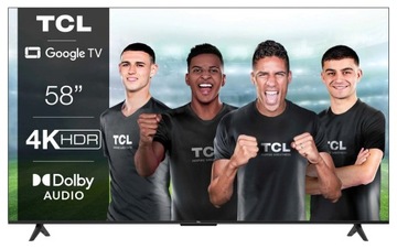 TCL 58P635 LED 4K UHD Google TV HDR10 Телевизор