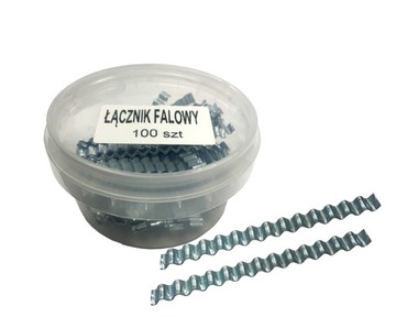 KLAMRY ŁĄCZNIK FALOWY DO NAPRAW BETONU 100 szt.