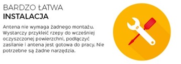 АВТОМОБИЛЬНАЯ ТВ АНТЕННА DVB-T 12В/24В ПАНЕЛЬ LTE