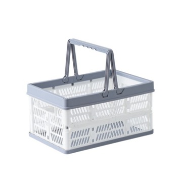 СКЛАДНАЯ КОРЗИНА ДЛЯ ДОМАШНИХ АВТОМОБИЛЕЙ С РУЧКАМИ