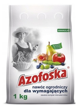 Azofoska Nawóz azotowy uniwersalny ogrodniczy granulowany worek 1 kg Inco
