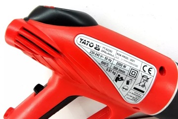 OPALARKA 2000W 70-600 C LED WALIZKA+AKCESORIA YATO