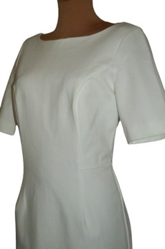 SIMPLE elegancka biała sukienka NOWA 40