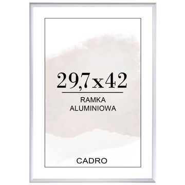 Фоторамка А3 30х42 алюминий серебристая