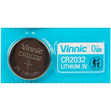 BATERIA LITOWA VINNIC CR2032 3V 2032 PASTYLKOWA GUZIKOWA 1 SZTUKA