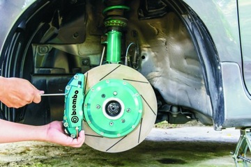 BREMBO naklejka na zacisk ŁUK 5,5cm x 1,5cm