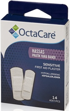 ZESTAW PLASTRÓW DLA SKÓRY WRAŻLIWEJ PLASTRY PLASTER DELIKATNY 14SZT