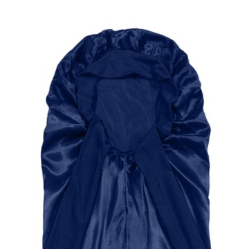 Атласная шапочка Атласная спальная шапочка, темно-синяя
