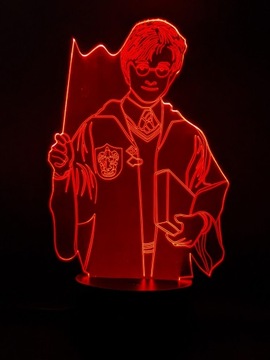 ГАРРИ ПОТТЕР 3D СВЕТОДИОДНЫЙ НОЧНИК + ПУЛЬТ ДУ