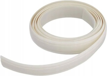 Декоративный клин из белых полос толщиной 12 мм с желобком.