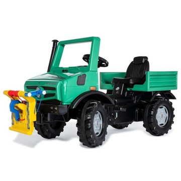 ПЕДАЛИ ГРУЗОВАЯ ЛЕБЕДКА MERCEDES-BENZ UNIMOG ROLLY TOYS CAR