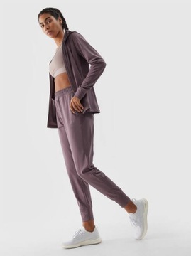 Женский спортивный костюм, комплект из 2 частей 4F, толстовка на молнии, спортивные штаны XL.