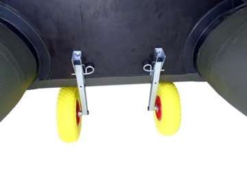 KT270Poly скользящие транцевые колеса для бескамерных надувных лодок