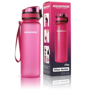 Butelka filtrująca bidon Aquaphor City 0,5L +wkład