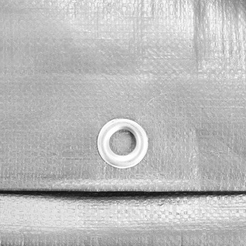 Брезент 120 г Толстый Прочный 2x3 СЕРЕБРЯНЫЙ Толстый Водонепроницаемый УФ++