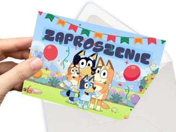 ГОЛУБОЕ ПРИГЛАШЕНИЕ НА ДЕНЬ РОЖДЕНИЯ РЕБЕНКА + БЕСПЛАТНЫЙ КОНВЕРТ