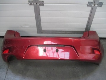 Zderzak tylny czerwony metalic Mazda 3 II lift