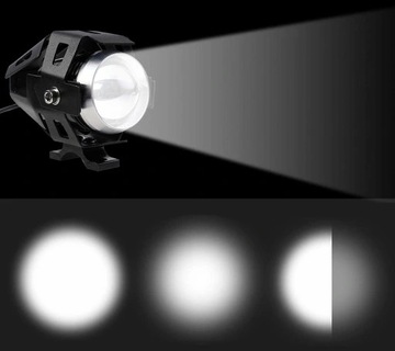 2 галогенные светодиодные фары для мотоциклов CREE XML