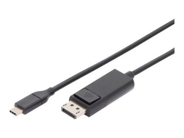 DIGITUS Kabel adapter USB 3.1 Gen 2 SuperSpeed+ Typ USB C/DP 4K 60Hz 32.4