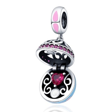 Zawieszka SREBRO 925 Charms Otwierana Pozytywka