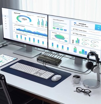 KVM-консоль Переключатель HDMI 2.0 Переключатель 2 монитора