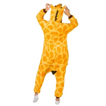 Piżama Onesie Kigurumi Kostium Przebranie Żyrafa L: 165-175cm