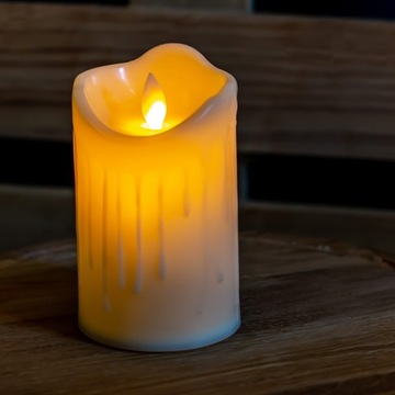 СВЕЧА СВЕЧНАЯ ВСТАВКА LED ДВИЖУЩЕЕСЯ ПЛАМЯ 8X6СМ НА АККУМУЛЯТОРЕ