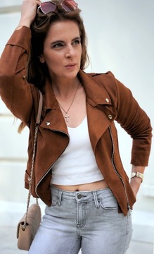 КУРТКА-РАДИАТОР ИЗ ЗАМШИ СЕРЕБРЯНЫЕ МОЛНИИ CAMEL M