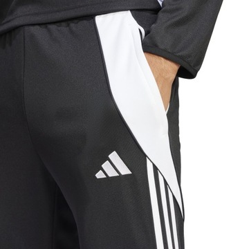 MĘSKIE SPODNIE DRESOWE ADIDAS TIRO 24 TRAINING SPORTOWE ZWĘŻANE CZARNE r.L