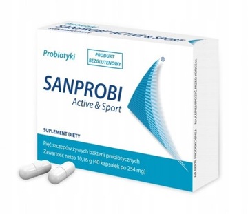 Sanprobi Active&Sport Probiotyki 40 kapsułek
