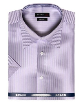 Elegancka Koszula Męska Krótki Rękaw WY123-2 41/42