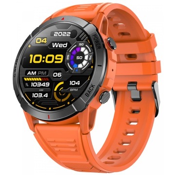 Zegarek Smartwatch Męski Hagen HC51.28.538 pomarańczowy pasek