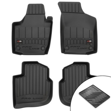 Gumové 3D koberce Škoda Rapid 2012-2019 rohož bonus