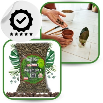 Строительная изоляционная керамическая расширенная гидропоника для садового дренажа 50 л.