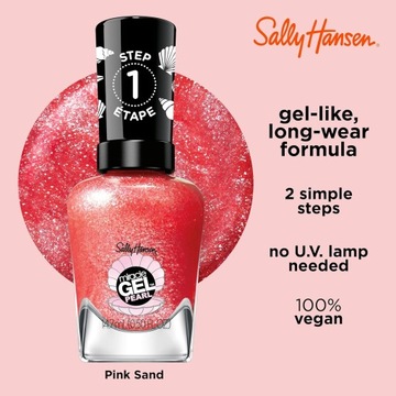 Sally Hansen Miracle Gel Lakier Rare Red Pearl 907