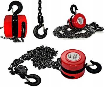 РУЧНАЯ ЦЕПНАЯ ЛЕБЕДКА KD1116 ЦЕПЬ 2 ТОННЫ