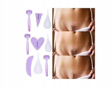 Шаблон трафарета HIT для удаления волос в зоне бикини