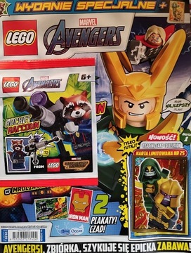 LEGO MARVEL AVENGERS Wydanie Specjalne 1/2024 ROCKET RACCOON + Karta