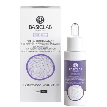 Basiclab SERUM UJĘDRNIAJĄCE 0,5% CZYSTYCH PEPTYDÓW MIEDZIOWYCH 30 ml