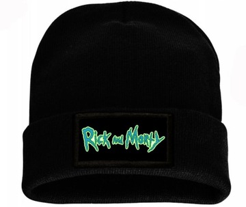 Czapka Rick And Morty Zimowa Beanie CZARNA Dziana