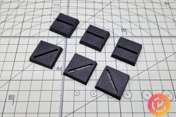 Podstawki 20x20mm ze slotem - 10szt -Warhammer