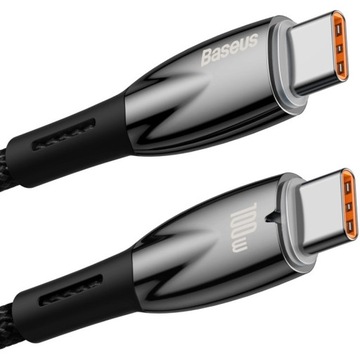 Кабель USB-C — USB-C, Baseus, PD, 100 Вт, кабель длиной 2 м