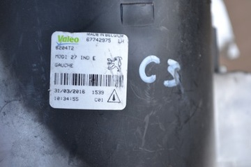 HALOGEN LEVÝ PEUGEOT 206 EVROPA 67742975